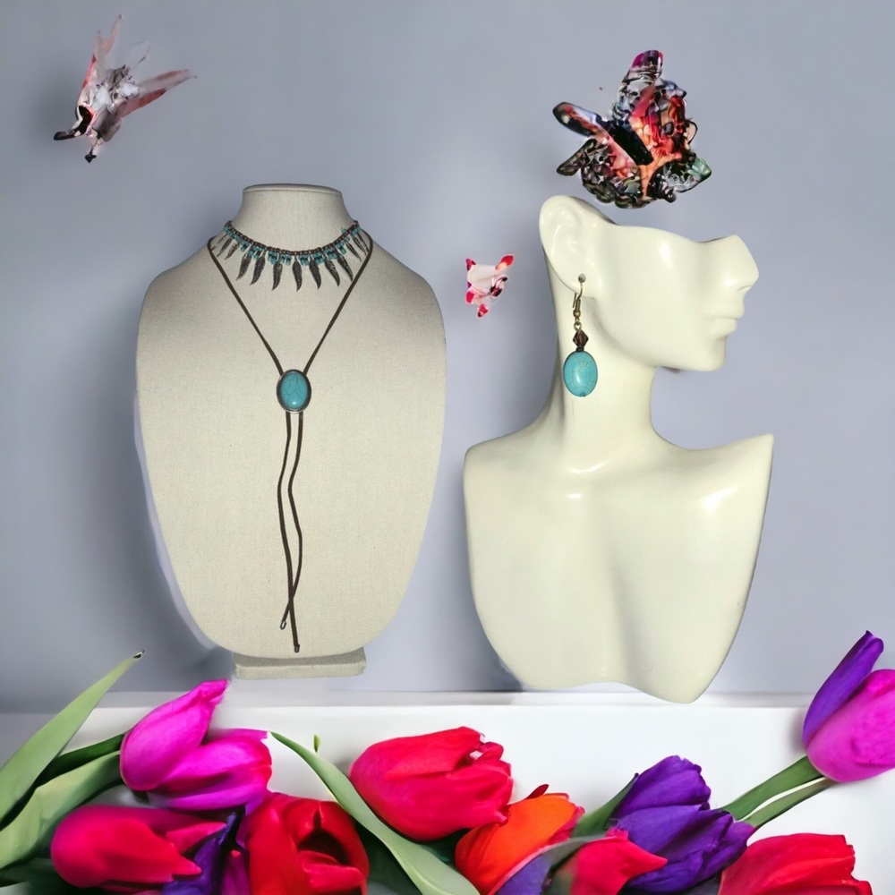 NWT Turquoise Multi Layer Necklace